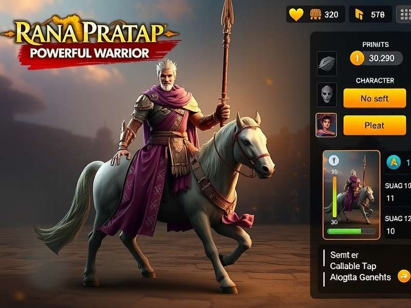 Rana Pratap Powerful Warrior character customization